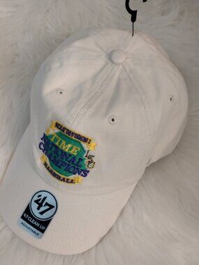 '47 Brand LSU Tigers Baseball 8 Time National Champions Hat Beige